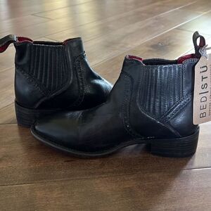 Free People x Bed Stu Bleecker Chelsea Ankle Boots US 7.5 / Black